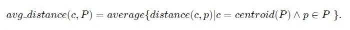 Average distance definition